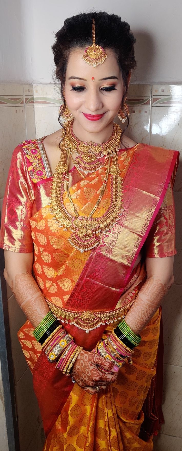 Photo From Traditional Muhurtam Makeup Look - By Glitz by Vaibhavi