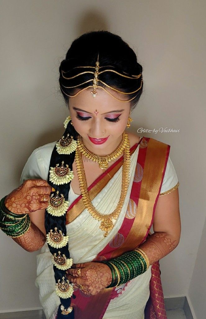 Photo From Traditional Muhurtam Makeup Look - By Glitz by Vaibhavi