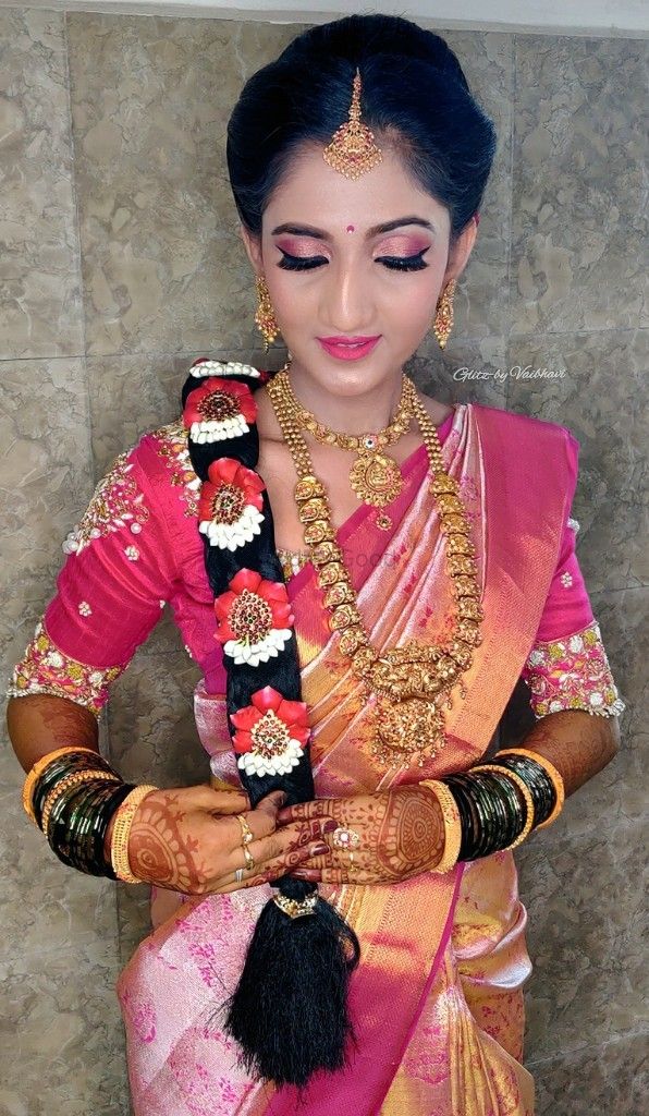 Photo From Traditional Muhurtam Makeup Look - By Glitz by Vaibhavi