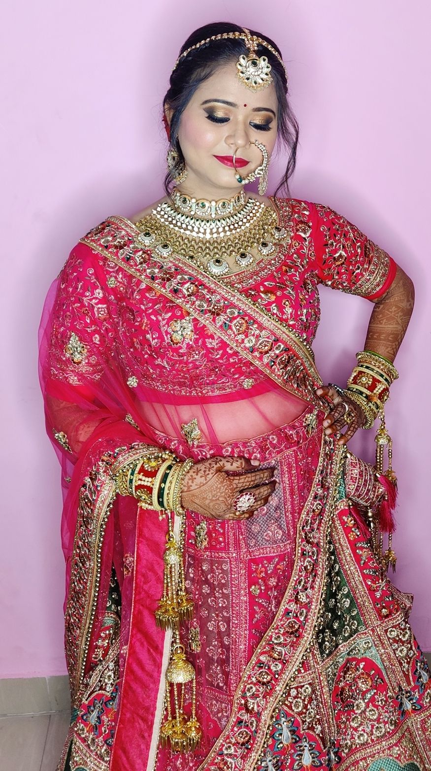 Photo From North Indian wedding look-1 - By Glitz by Vaibhavi