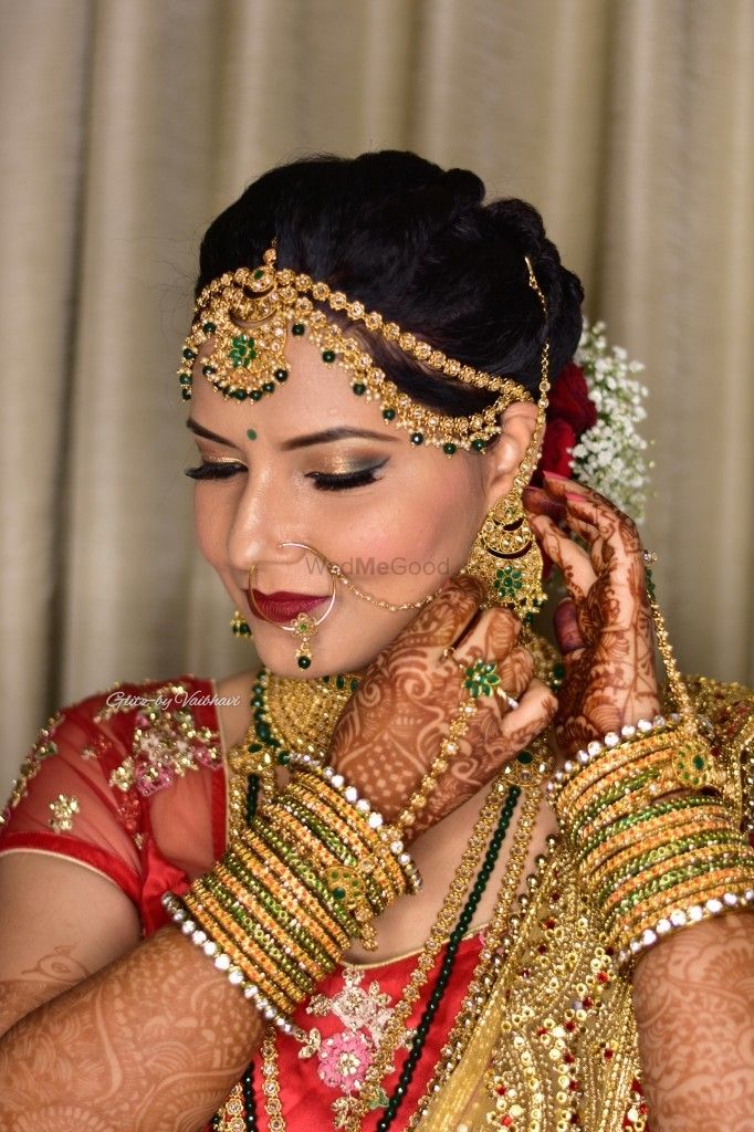 Photo From North Indian Brides Wedding Makeup -2 - By Glitz by Vaibhavi