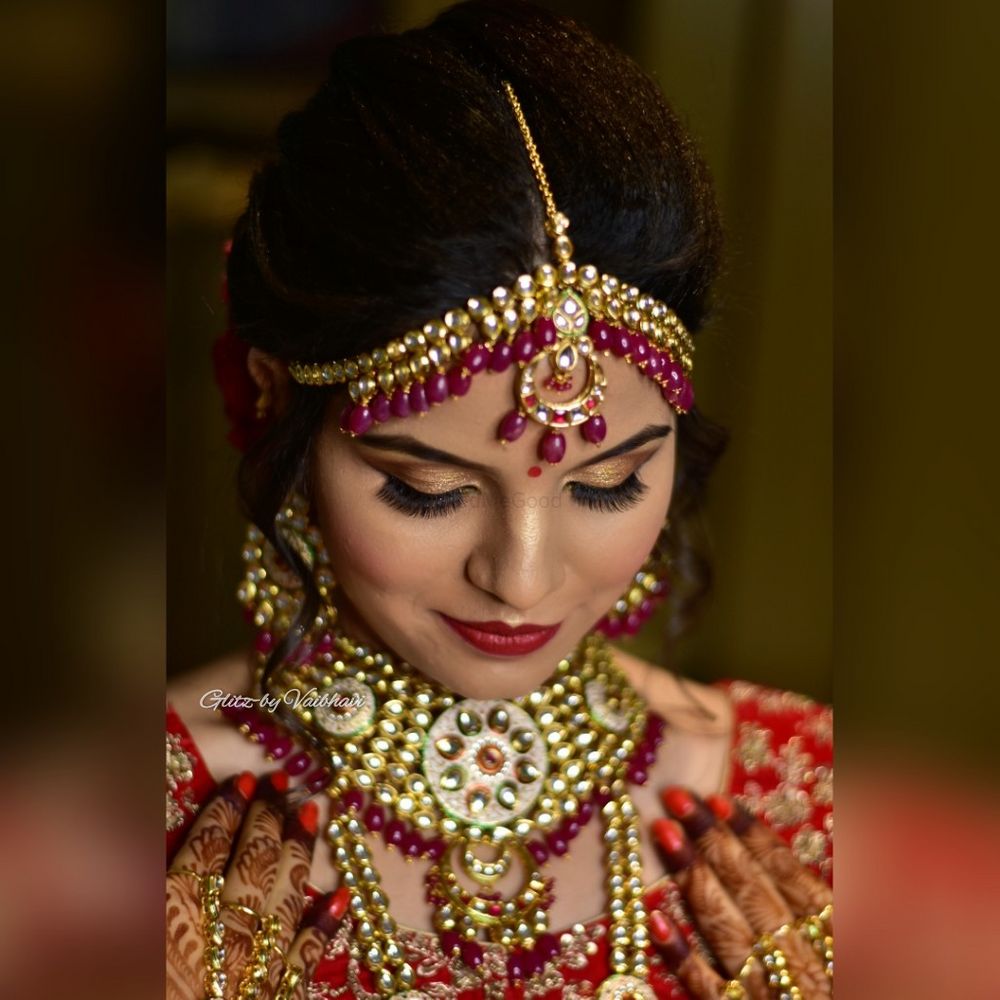 Photo From North Indian Brides Wedding Makeup -2 - By Glitz by Vaibhavi