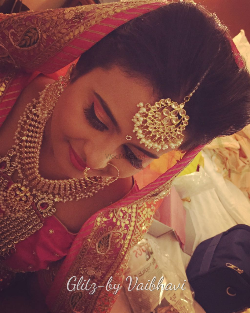 Photo From North Indian Brides Wedding Makeup -2 - By Glitz by Vaibhavi