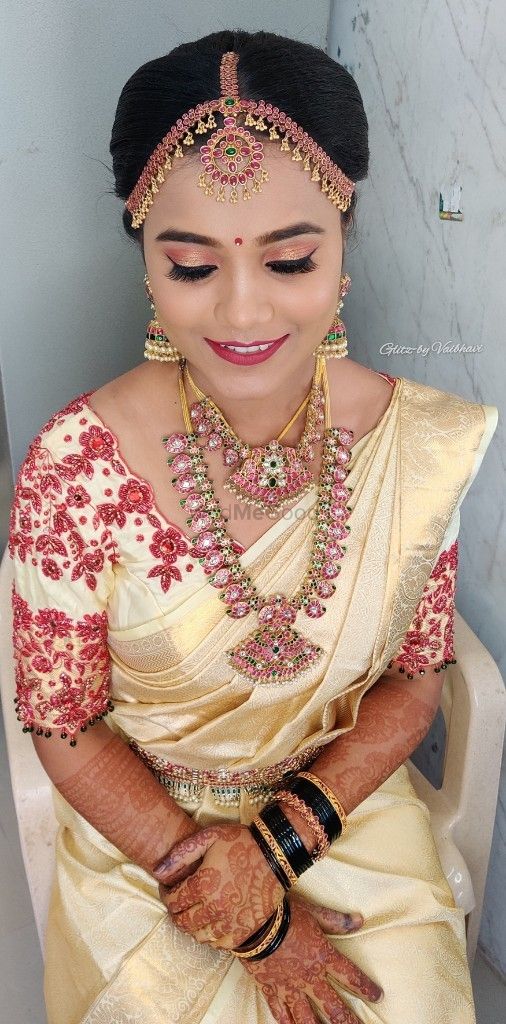 Photo From Traditional Muhurtam Makeup Look-2 - By Glitz by Vaibhavi