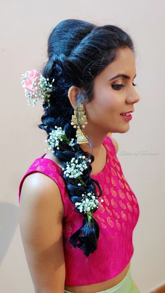 Photo From Messy Braid Hairstyle - By Glitz by Vaibhavi