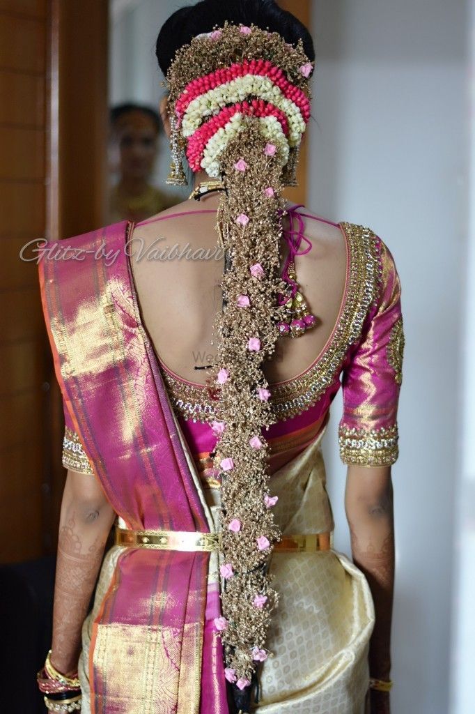 Photo From Traditional Floral jade hairstyle - By Glitz by Vaibhavi