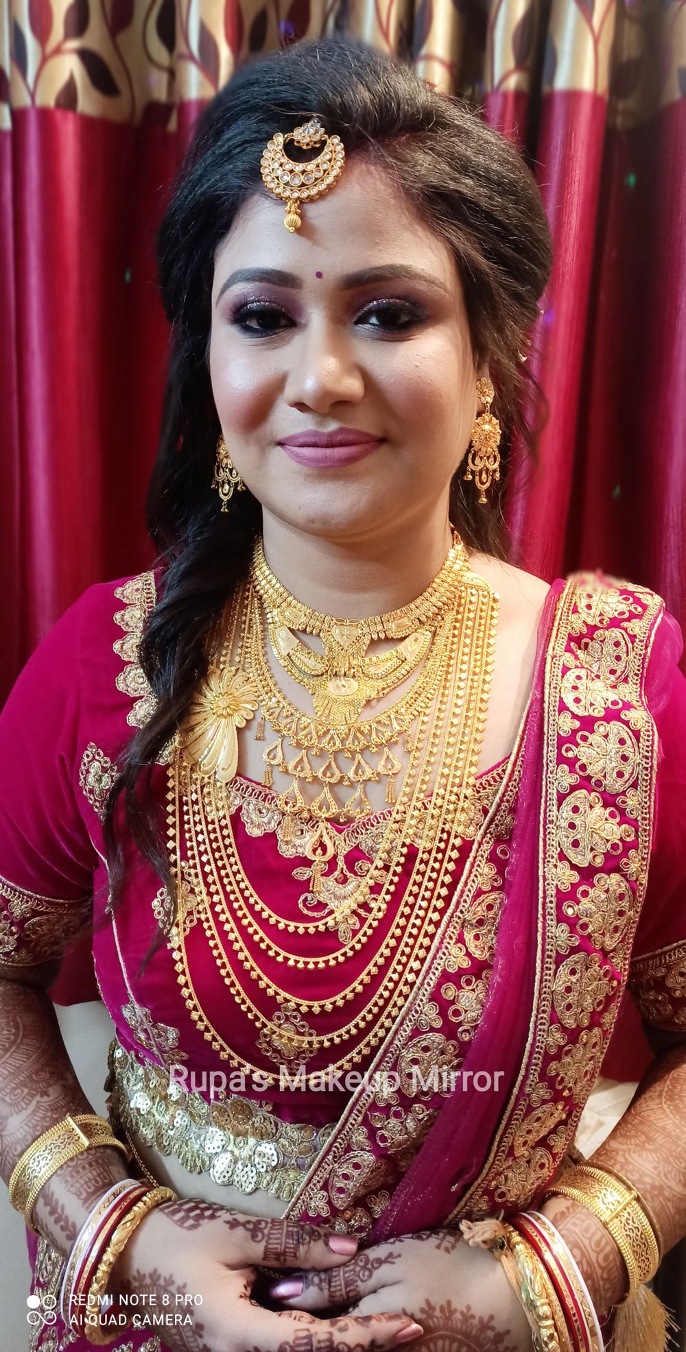 Photo From Reception bridal makeover-66 - By Rupa's Makeup Mirror