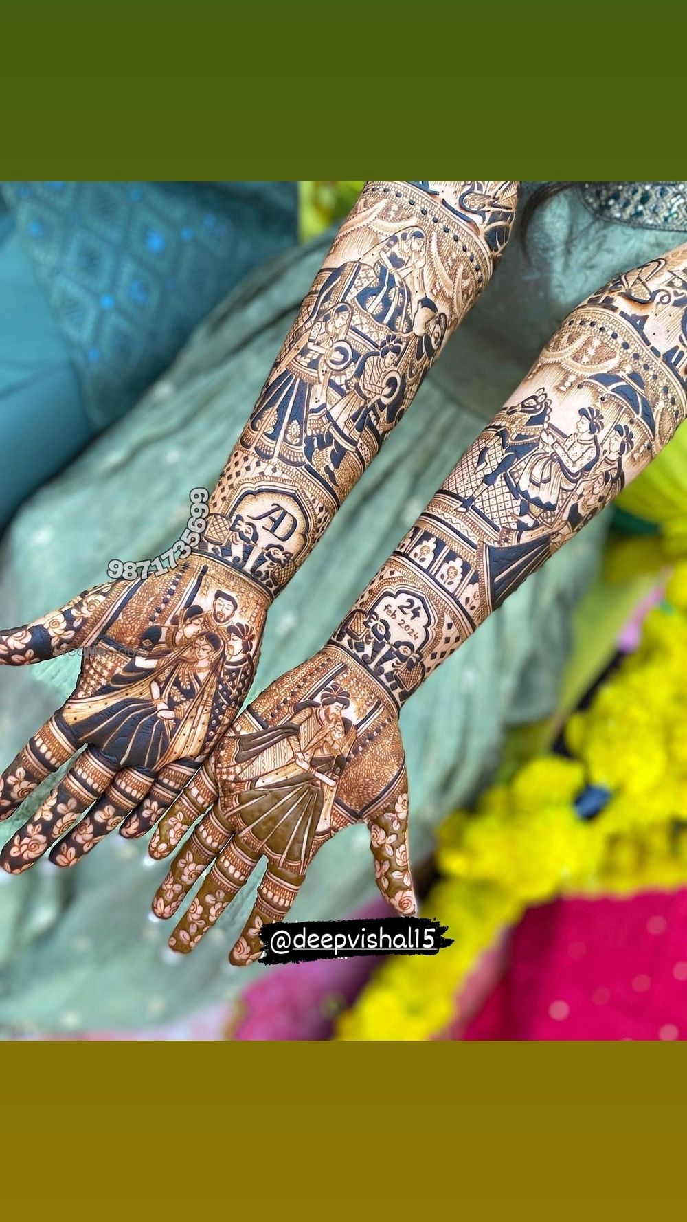 Photo From bride mehandi designs - By Vishal Mehandi Art