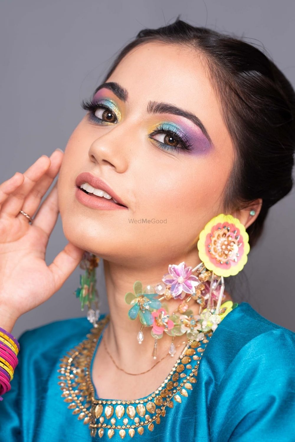 Photo From Colourful Mehndi look - By Makeup Stories by Rradhica