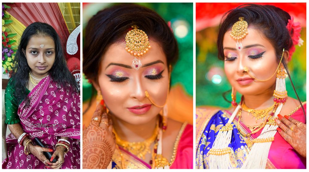 Photo From SHARMISTHA - Real Bengali Reception Bride - By Sukanya's Makeover - Bridal Makeup Artist in Kolkata