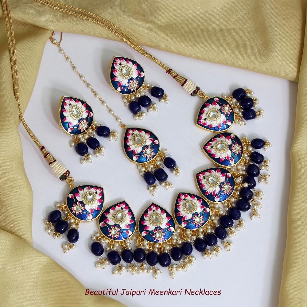 Photo From Meenakari Necklace Sets - By House of Zewar