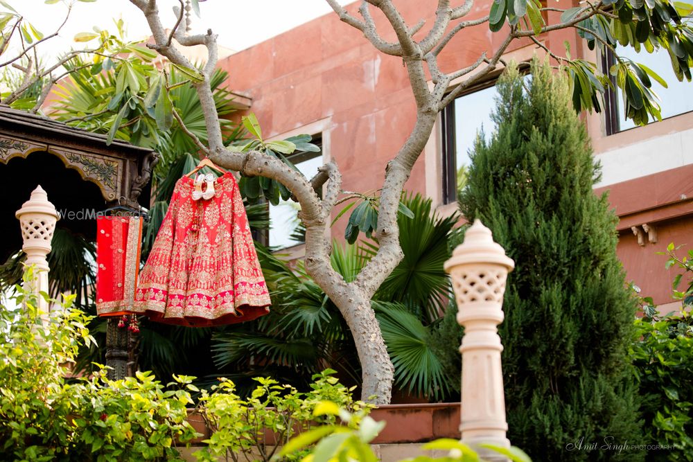 Photo of Hanging lehenga shot