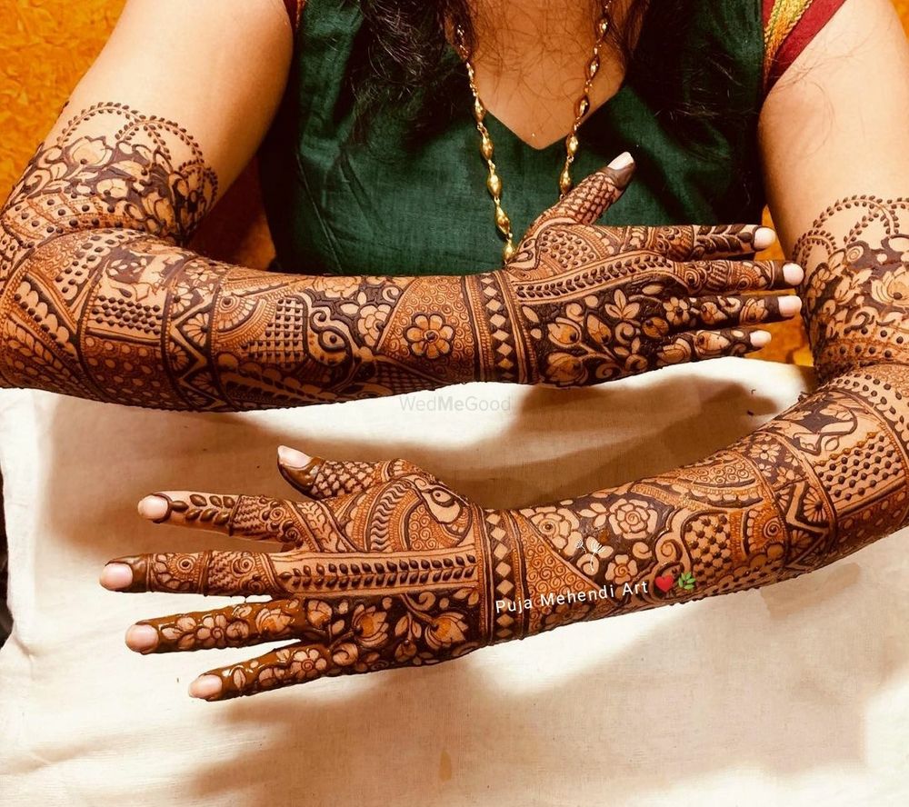 Photo From Back hand design - By Puja Mehendi Art