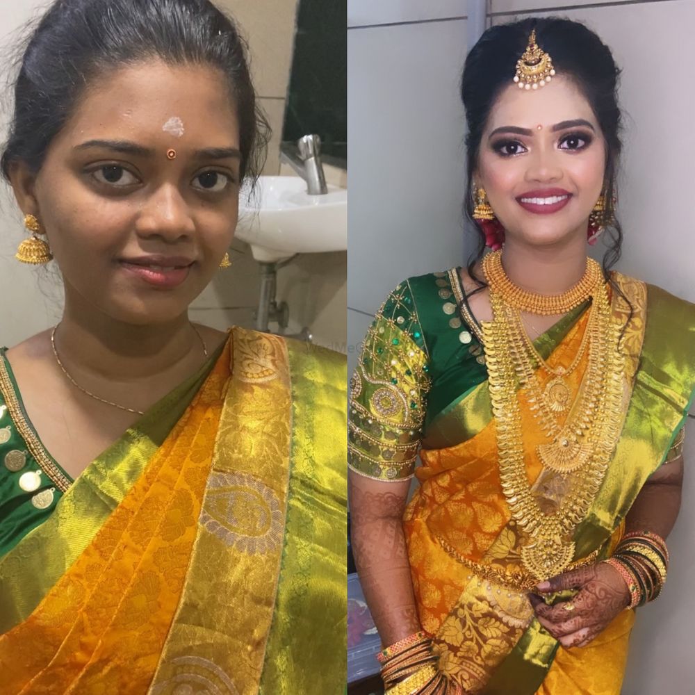 Photo From Southindian bride malini - By Gloria Makeovers