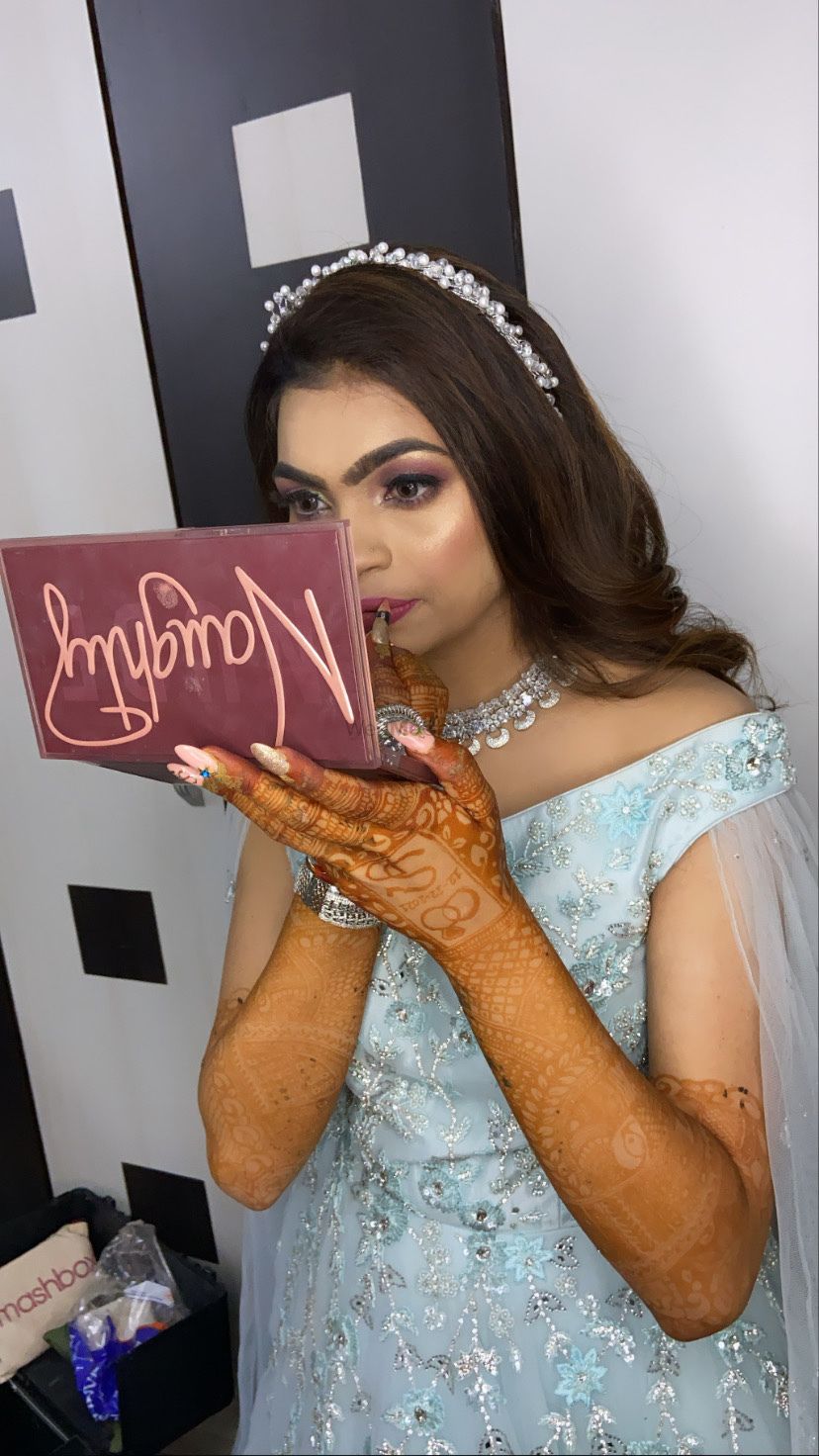Photo From Engagement +Sangeet bride - By Gloria Makeovers