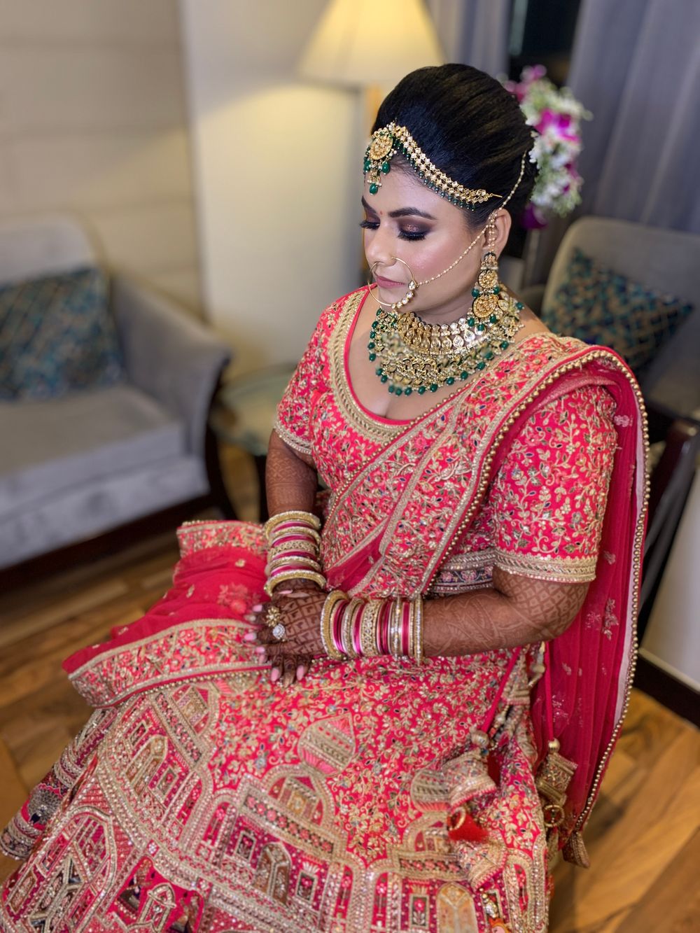 Photo From SUPER GLAM BRIDAL MAKEUP | Bride Niharika - By Makeup by Ridhima