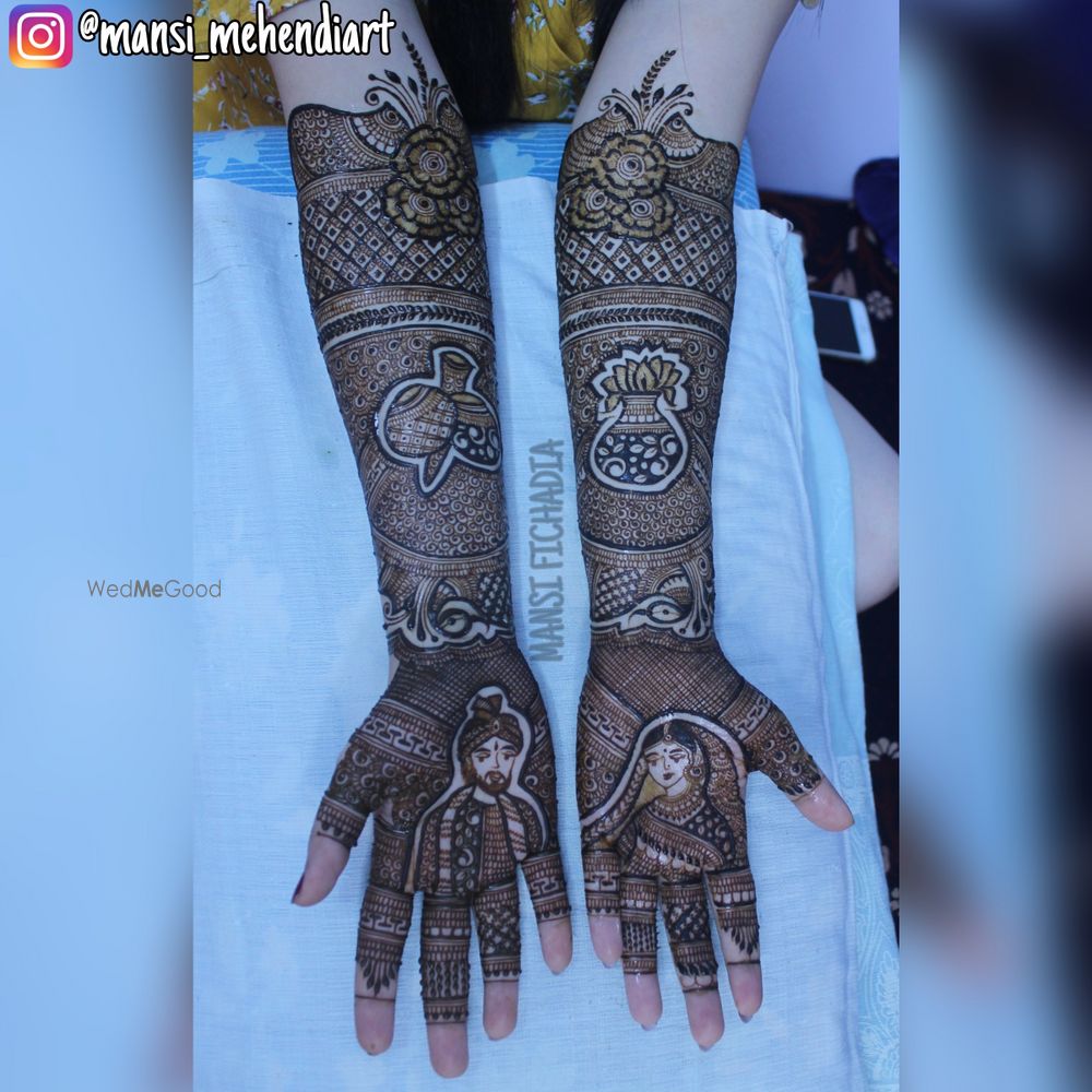 Photo From Vinni❤️Naitik - By Mansi Mehendi Art