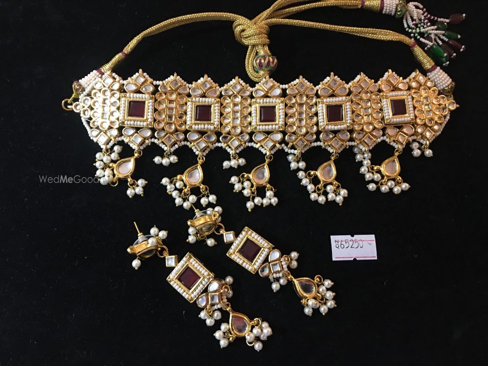 Photo From Mrt Meena kundan choker set - By G J International 