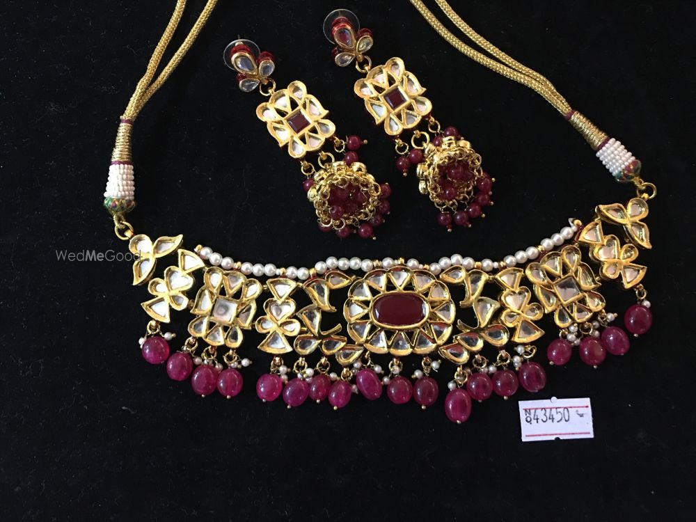 Photo From Mrt Meena kundan choker set - By G J International 