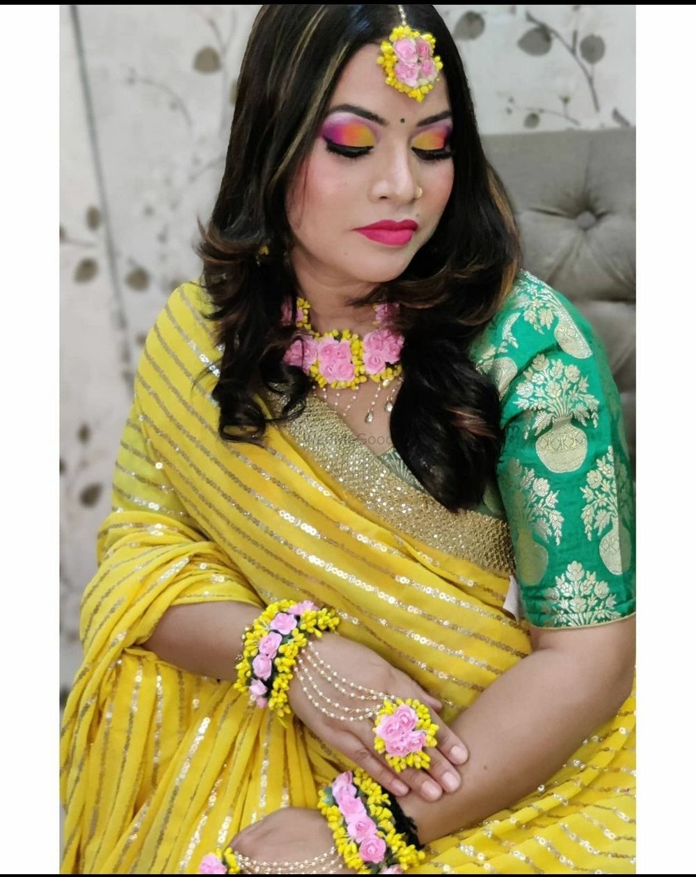 Photo From Mehendi/ Haldi look - By Kritishilp Makeup Studio