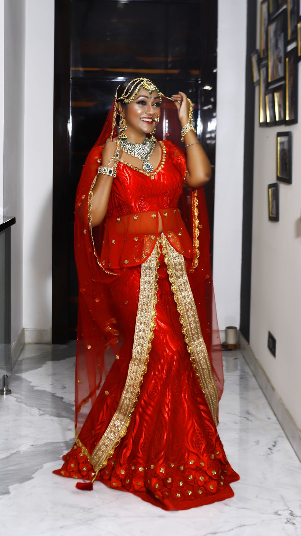 Photo From Sraboni Chetterjee bridal look - By Anubha Thakur Makeover