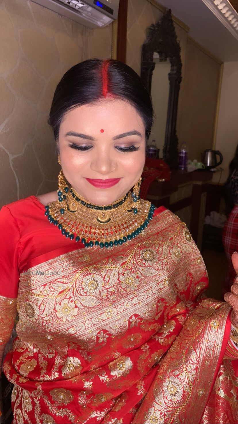 Photo From Deepa for her wedding - By Aayushi Makeovers