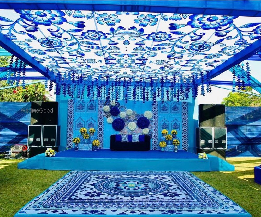 Photo From Blue Theme Decor - By V For Wedding