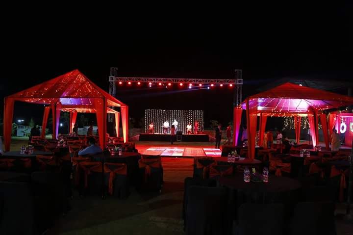 Photo From red theme sangeet - By Gala Events