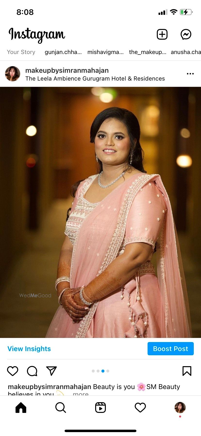 Photo From Prachis Wedding  - By Makeup by Simran Mahajan