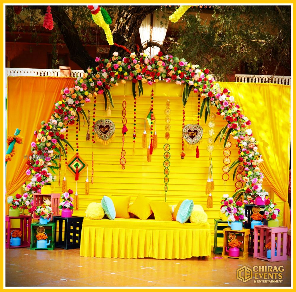 Photo From Latest Haldi Decor Ideas - By Chirag Events and Entertainment