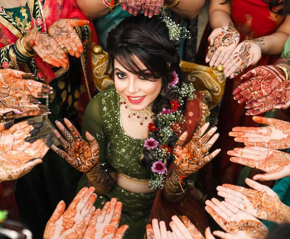 Photo From Parinita's Mehandi Makeup - By Jyotsna Arora Makeovers