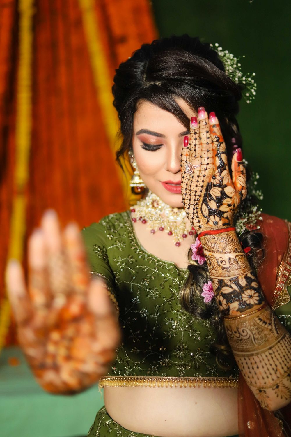 Photo From Parinita's Mehandi Makeup - By Jyotsna Arora Makeovers