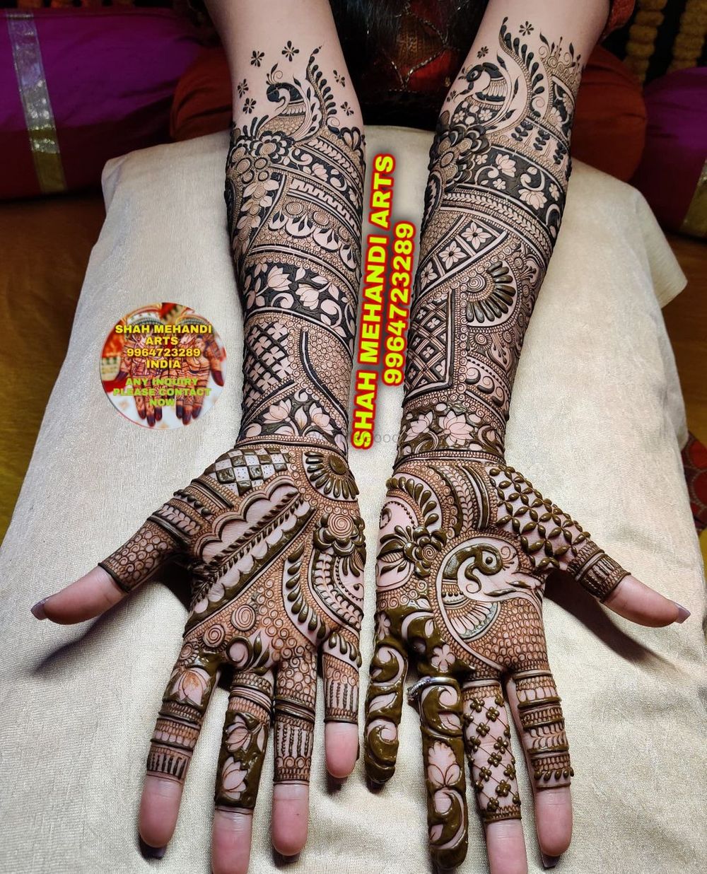 Photo From BRIDAL SPECIALIST BANGALORE 2022 - By Shah Mehandi Arts