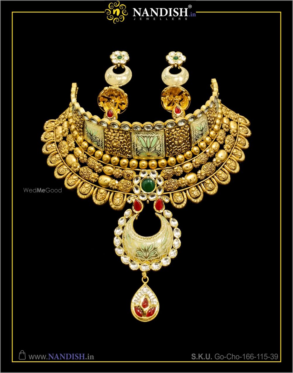 Photo From Gold Choker Necklace - By Nandish Jewellers