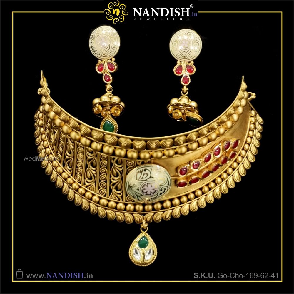 Photo From Gold Choker Necklace - By Nandish Jewellers