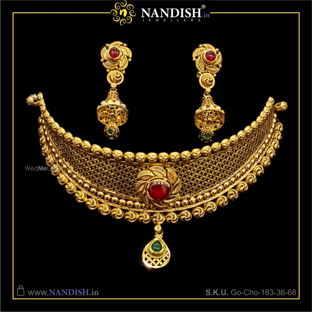 Photo From Gold Choker Necklace - By Nandish Jewellers