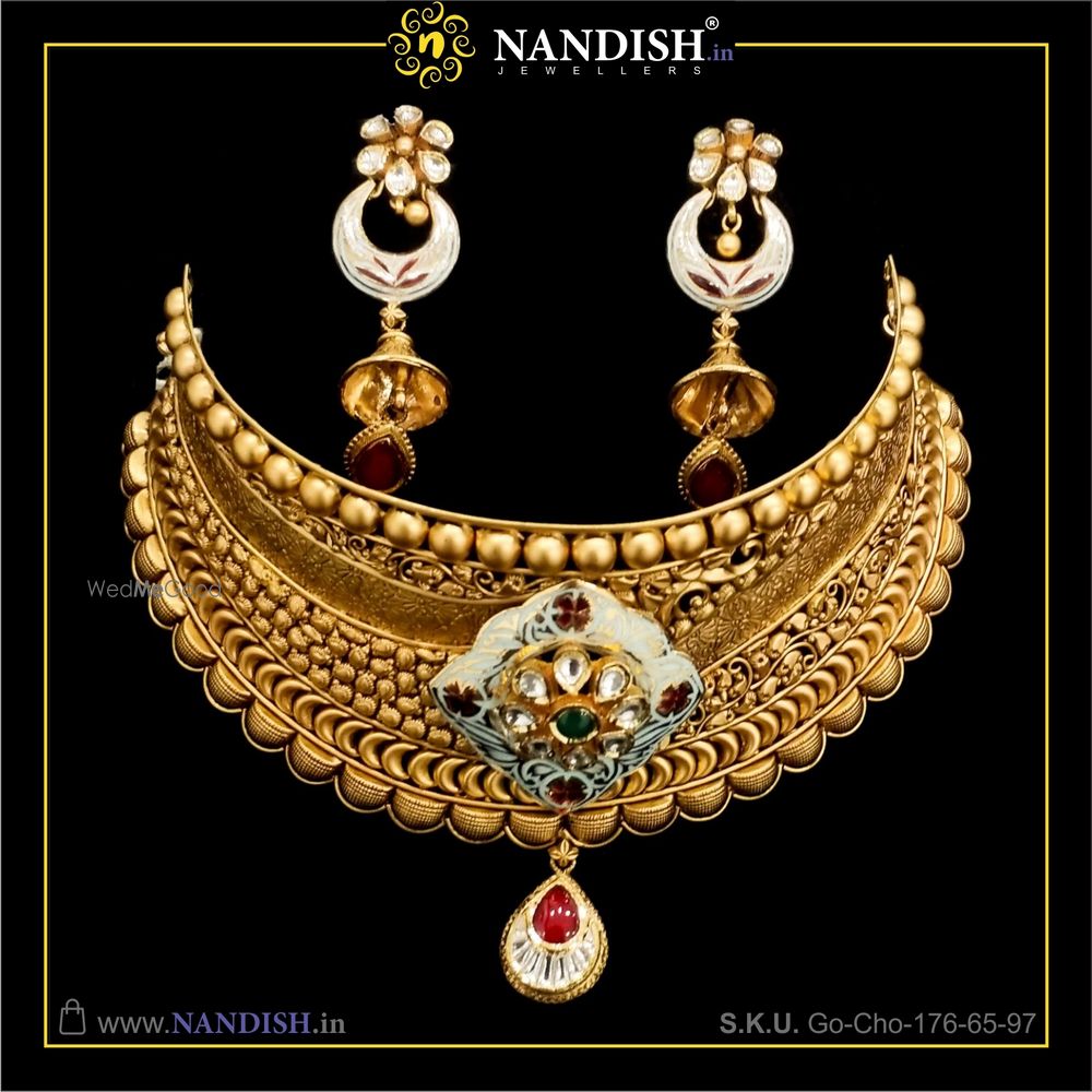 Photo From Gold Choker Necklace - By Nandish Jewellers