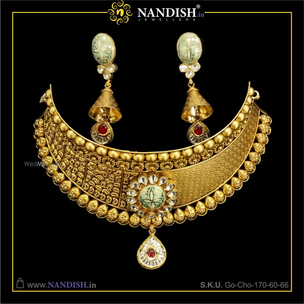 Photo From Gold Choker Necklace - By Nandish Jewellers