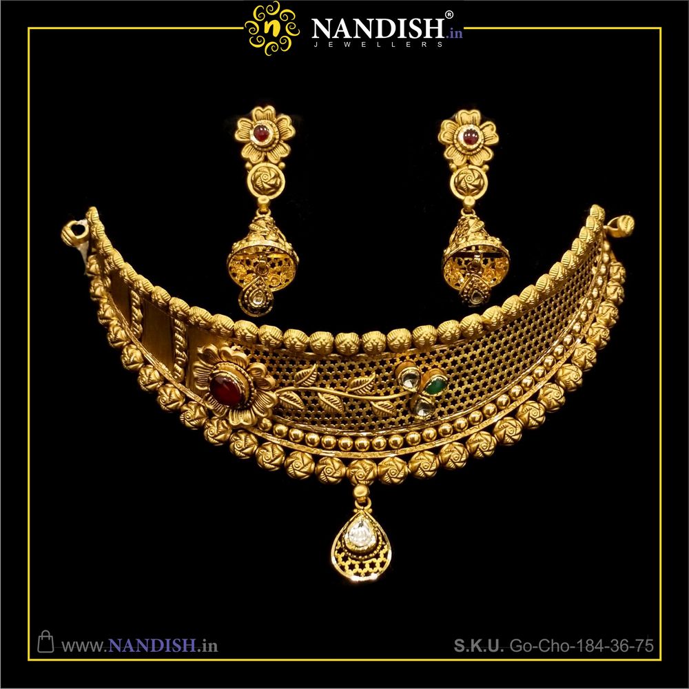 Photo From Gold Choker Necklace - By Nandish Jewellers