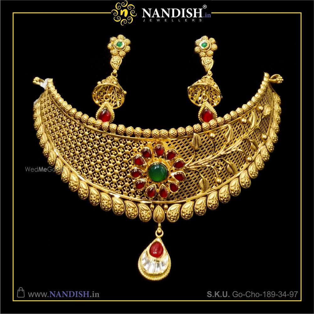 Photo From Gold Choker Necklace - By Nandish Jewellers