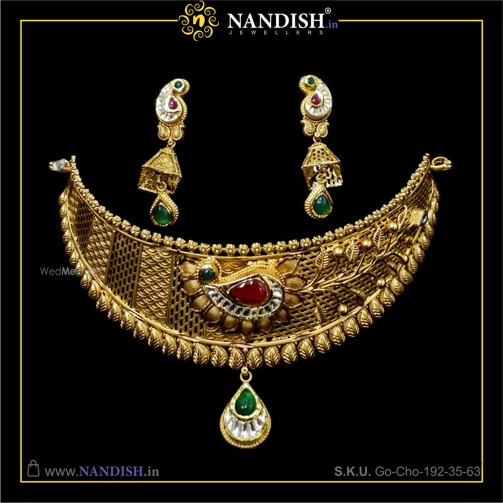 Photo From Gold Choker Necklace - By Nandish Jewellers