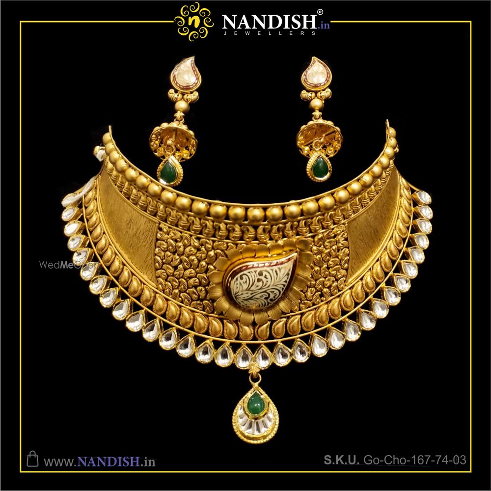 Photo From Gold Choker Necklace - By Nandish Jewellers