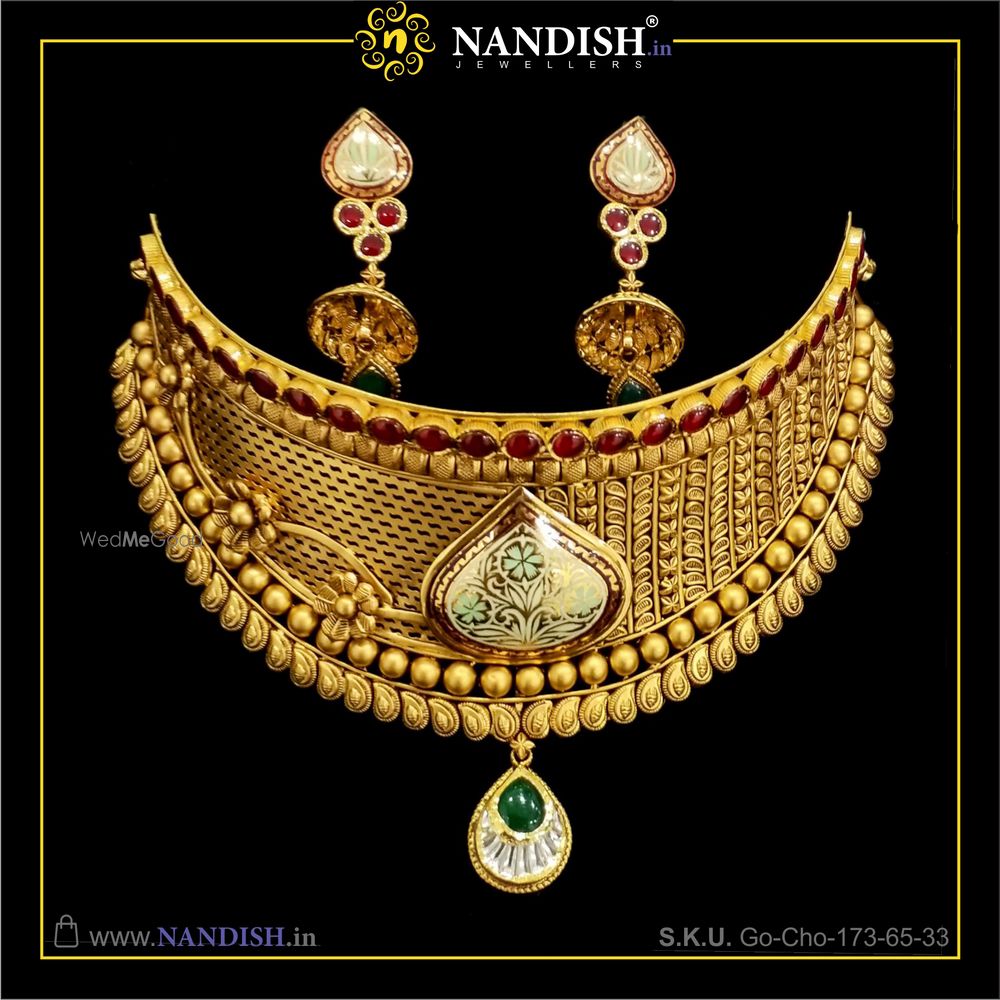 Photo From Gold Choker Necklace - By Nandish Jewellers