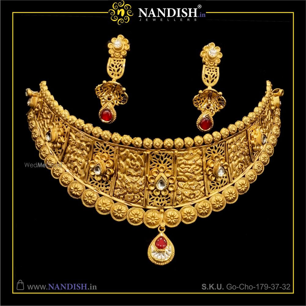 Photo From Gold Choker Necklace - By Nandish Jewellers