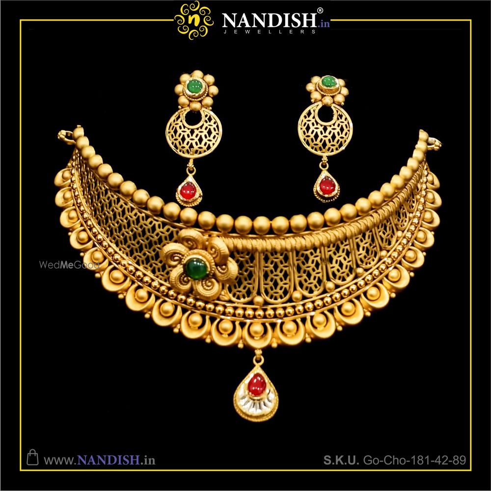 Photo From Gold Choker Necklace - By Nandish Jewellers