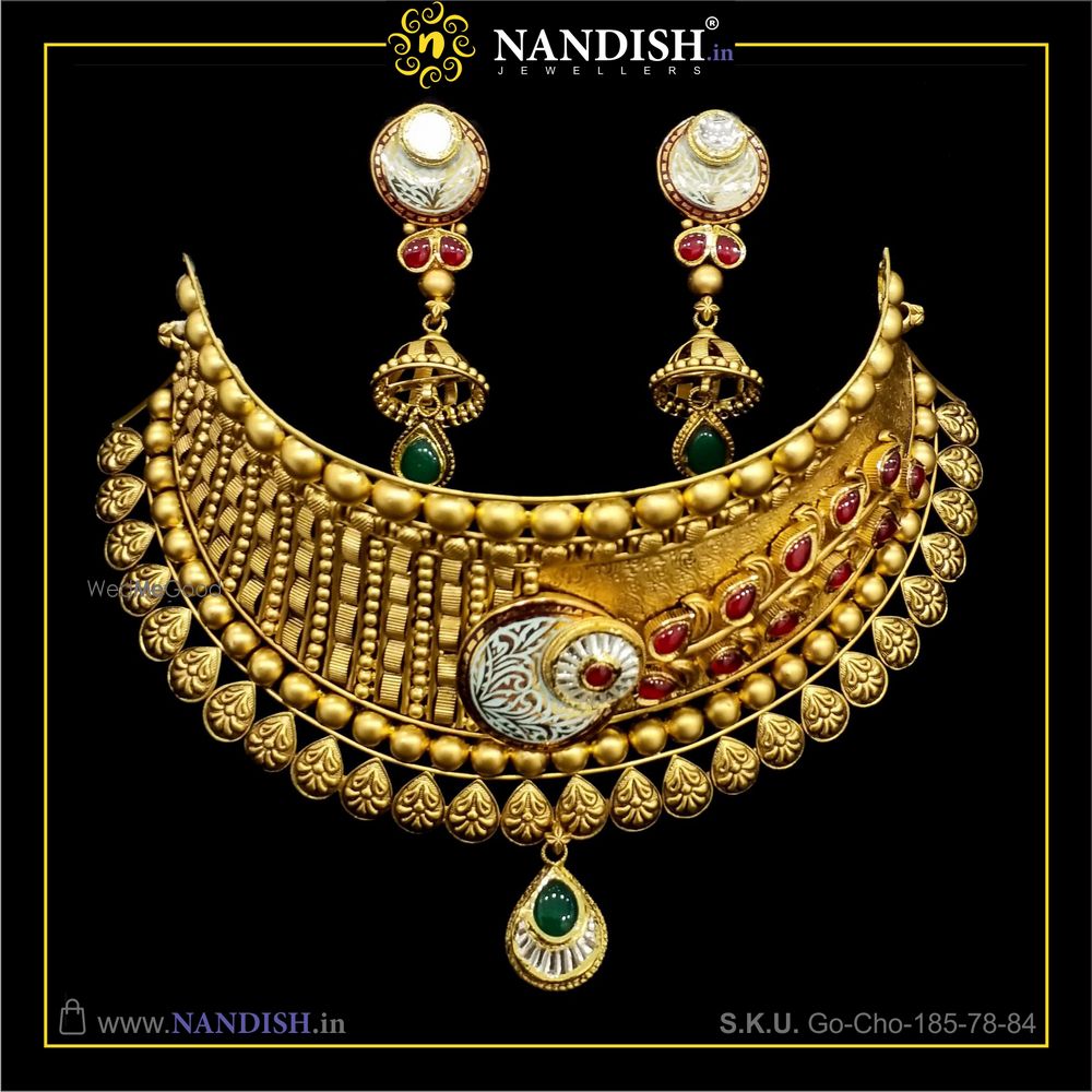 Photo From Gold Choker Necklace - By Nandish Jewellers