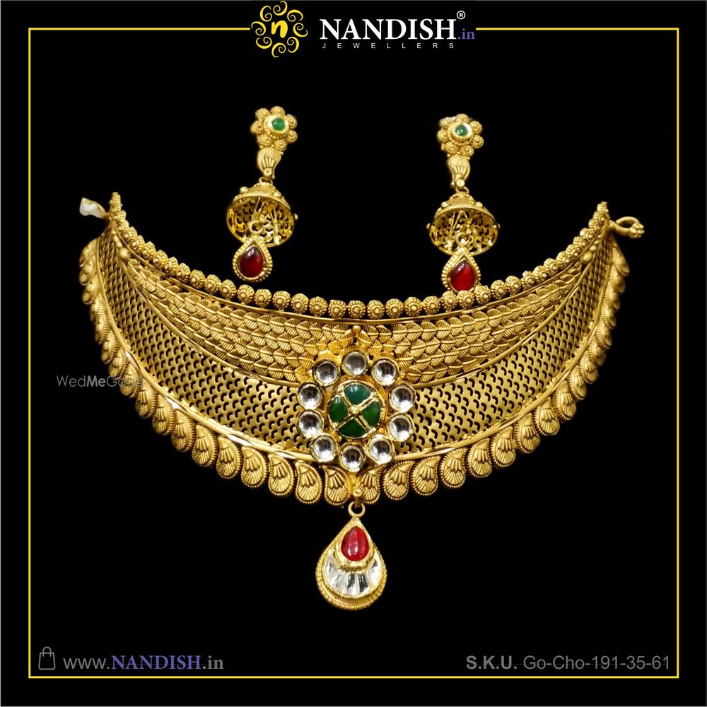 Photo From Gold Choker Necklace - By Nandish Jewellers