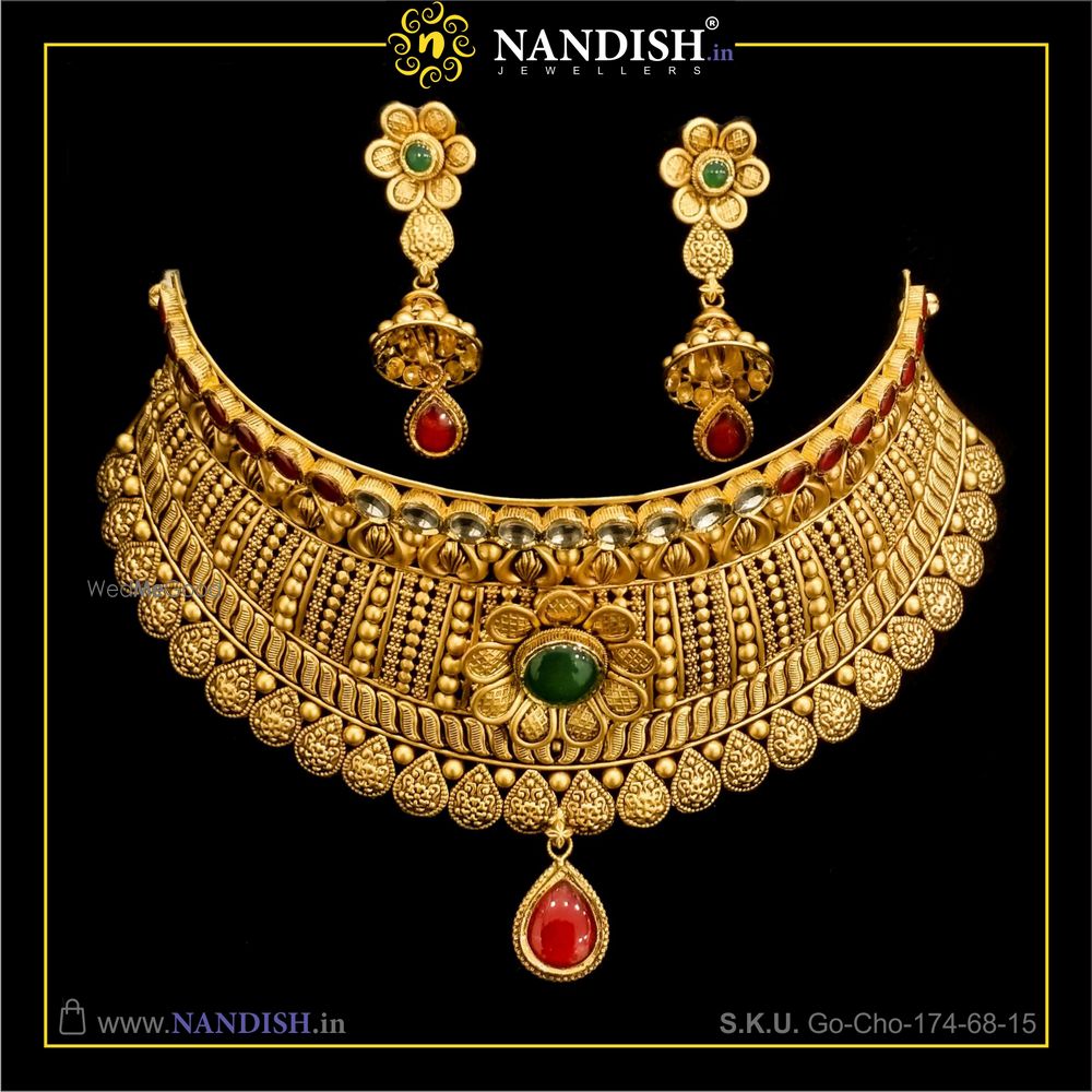 Photo From Gold Choker Necklace - By Nandish Jewellers