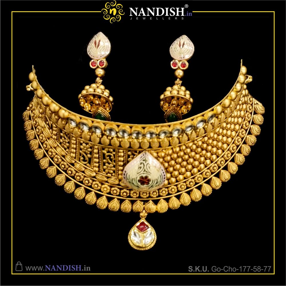 Photo From Gold Choker Necklace - By Nandish Jewellers