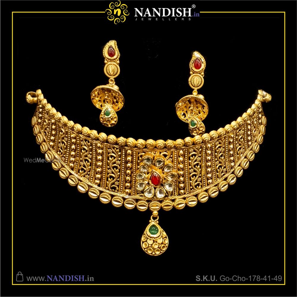 Photo From Gold Choker Necklace - By Nandish Jewellers